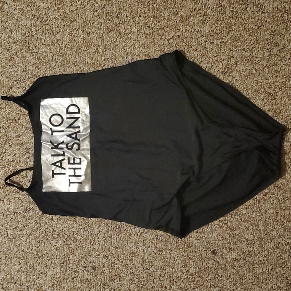 No Boundaries Talk to the Sand Tankini Sz 15/17 - Picture 1 of 6